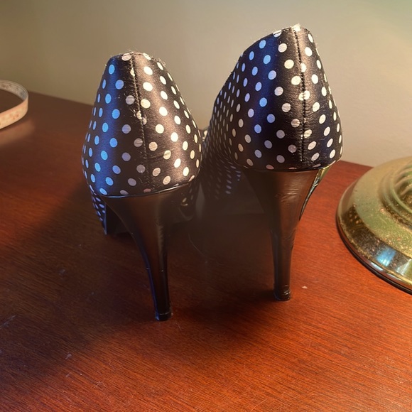Rampage Black & White high heels Size 9 1/2 - Picture 6 of 12